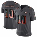 Maglia NFL Limited San Francisco 49ers Garoppolo Retro Flag Nero