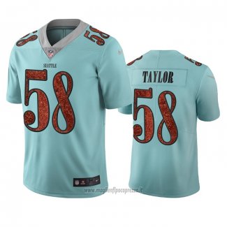 Maglia NFL Limited Seattle Seahawks Darrell Taylor Citta Edition Blu