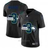 Maglia NFL Limited Seattle Seahawks Wilson Logo Dual Overlap Nero