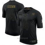 Maglia NFL Limited Tampa Bay Buccaneers Godwin 2020 Salute To Service Nero