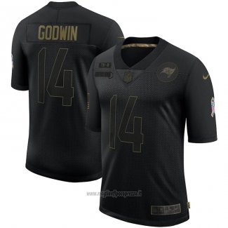 Maglia NFL Limited Tampa Bay Buccaneers Godwin 2020 Salute To Service Nero