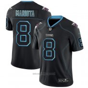 Maglia NFL Limited Tennessee Titans Mariota Lights Out Nero