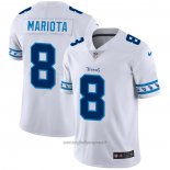 Maglia NFL Limited Tennessee Titans Mariota Team Logo Fashion Bianco