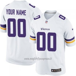 Maglia NFL Minnesota Vikings Personalizzate Bianco