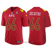 Maglia NFL Pro Bowl AFC Decastro 2017 Rosso