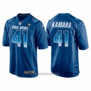 Maglia NFL Pro Bowl New Orleans Saints 41 Alvin Kamara NFC 2018 Blu