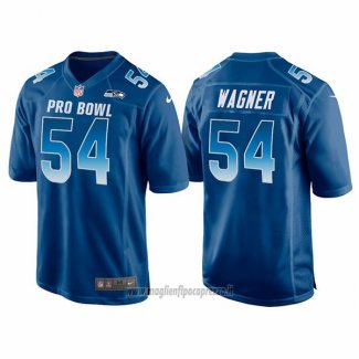 Maglia NFL Pro Bowl Seattle Seahawks 54 Bobby Wagner NFC 2018 Blu