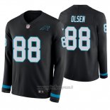 Maglia NFL Therma Manica Lunga Carolina Panthers Greg Olsen Nero