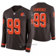 Maglia NFL Therma Manica Lunga Cleveland Browns Devaroe Lawrence Marrone