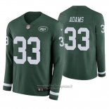 Maglia NFL Therma Manica Lunga New York Jets Jamal Adams Verde
