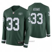 Maglia NFL Therma Manica Lunga New York Jets Jamal Adams Verde