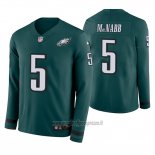 Maglia NFL Therma Manica Lunga Philadelphia Eagles Donovan Mcnabb Verde