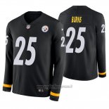 Maglia NFL Therma Manica Lunga Pittsburgh Steelers Artie Burns Nero