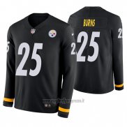 Maglia NFL Therma Manica Lunga Pittsburgh Steelers Artie Burns Nero