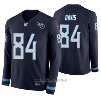 Maglia NFL Therma Manica Lunga Tennessee Titans Corey Davis Blu