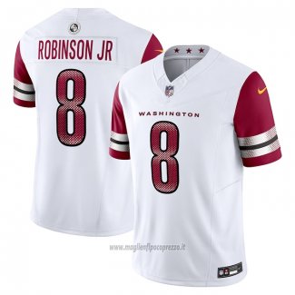 Maglia NFL Washington Commanders Brian Robinson JR. Vapor F.U.S.E. Bianco