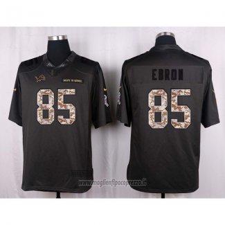 Maglia NFL Anthracite Detroit Lions Ebron 2016 Salute To Service