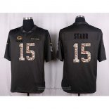 Maglia NFL Anthracite Green Bay Packers Starr 2016 Salute To Service