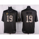 Maglia NFL Anthracite Indianapolis Colts Unitas 2016 Salute To Service