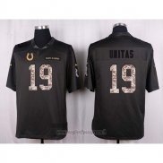 Maglia NFL Anthracite Indianapolis Colts Unitas 2016 Salute To Service
