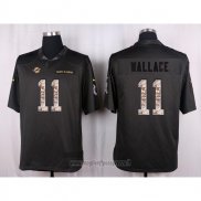 Maglia NFL Anthracite Miami Dolphins Wallace 2016 Salute To Service
