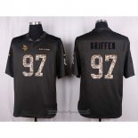Maglia NFL Anthracite Minnesota Vikings Griffen 2016 Salute To Service