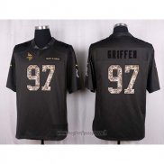 Maglia NFL Anthracite Minnesota Vikings Griffen 2016 Salute To Service