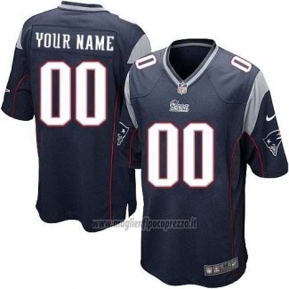 Maglia NFL Bambino New England Patriots Personalizzate Blu