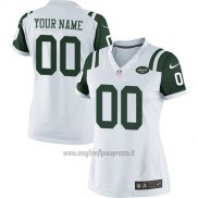 Maglia NFL Donna New York Jets Personalizzate Bianco