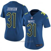 Maglia NFL Donna Pro Bowl NFC Johnson 2017 Blu