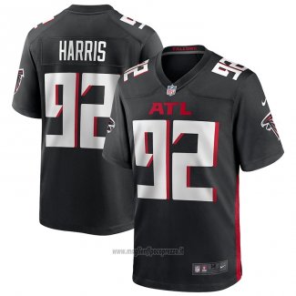 Maglia NFL Game Atlanta Falcons Charles Harris 92 Nero