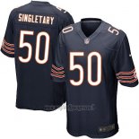 Maglia NFL Game Bambino Chicago Bears Singletary Bianco Nero