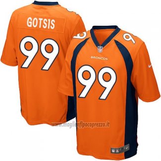 Maglia NFL Game Bambino Denver Broncos Gotsis Arancione