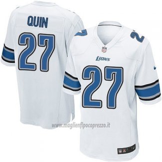 Maglia NFL Game Bambino Detroit Lions Quin Bianco