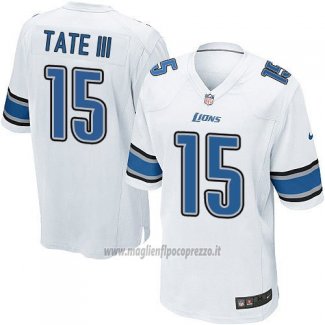 Maglia NFL Game Bambino Detroit Lions Tate Bianco