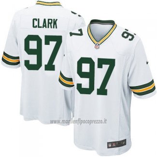 Maglia NFL Game Bambino Green Bay Packers Clark Bianco