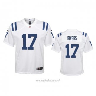Maglia NFL Game Bambino Indianapolis Colts Philip Rivers 2020 Bianco