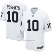 Maglia NFL Game Bambino Las Vegas Raiders Roberts Bianco