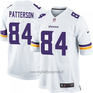 Maglia NFL Game Bambino Minnesota Vikings Patterson Bianco