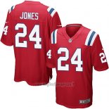 Maglia NFL Game Bambino New England Patriots Jones Rosso