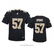 Maglia NFL Game Bambino New Orleans Saints Noah Spence Nero