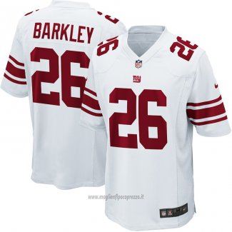 Maglia NFL Game Bambino New York Giants Saquon Barkley Bianco