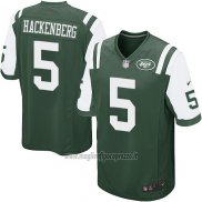 Maglia NFL Game Bambino New York Jets Hackenberg Verde