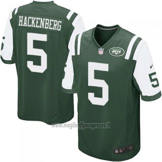 Maglia NFL Game Bambino New York Jets Hackenberg Verde
