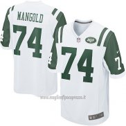 Maglia NFL Game Bambino New York Jets Mangold Bianco