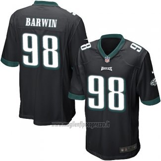 Maglia NFL Game Bambino Philadelphia Eagles Barwin Nero