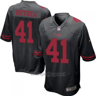 Maglia NFL Game Bambino San Francisco 49ers Bethea Nero