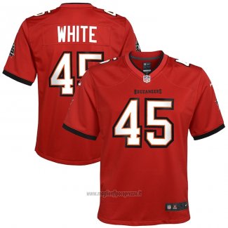 Maglia NFL Game Bambino Tampa Bay Buccaneers Devin White Rosso