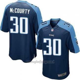 Maglia NFL Game Bambino Tennessee Titans Mccourty Blu Scuro
