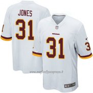Maglia NFL Game Bambino Washington Commanders Jones Bianco